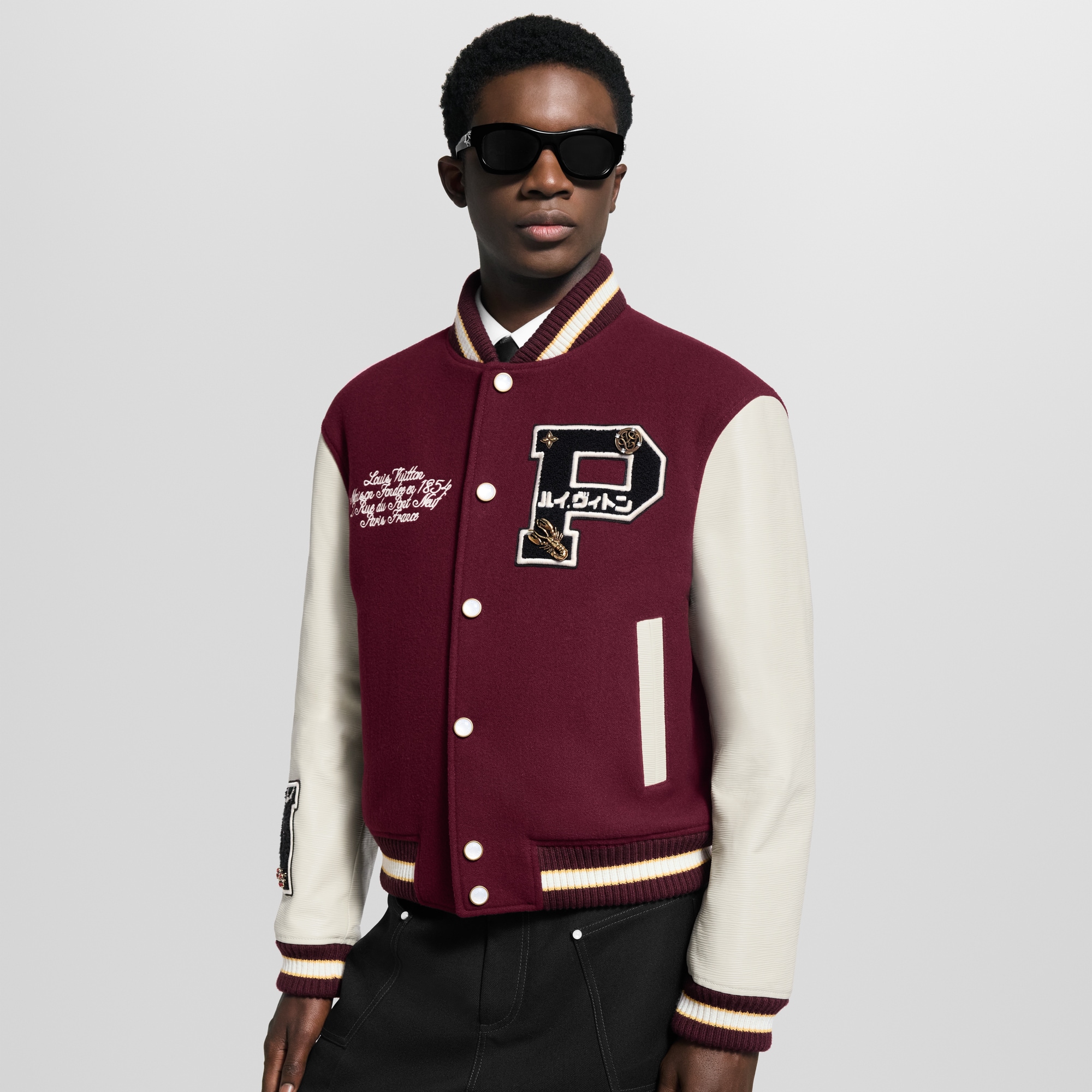 Made To Order Epi Leather Varsity Jacket - High-End Ready-to-Wear